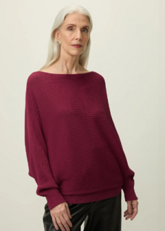 Blusa Tricot Canelada Ampla