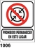 Imagen de Cartel Seguridad Linea Prohibicion 40 X 45 - Alto Impacto 0.8 Mm