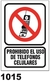 Cartel Seguridad Linea Prohibicion 22 X 28 - Alto Impacto 0.8 Mm en internet