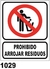 Cartel Seguridad Linea Prohibicion 22 X 28 - Alto Impacto 0.8 Mm - comprar online