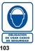 Cartel Seguridad Linea Obligación 22 X 28 - Alto Impacto 0.8 Mm - comprar online