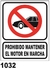 Cartel Seguridad Linea Prohibicion 22 X 28 - Alto Impacto 0.8 Mm - tienda online