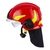 CASCO PARA BOMBEROS VULCAN NEO ROJO - comprar online