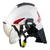 Casco de bomberos Tytan Neo HTM 103 blanco cubre Nuca corto - 1051696 en internet