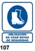 Cartel Seguridad Linea Obligación 40 X 45 - Alto Impacto 0.8 Mm - comprar online