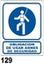 Imagen de Cartel Seguridad Linea Obligación 40 X 45 - Alto Impacto 0.8 Mm