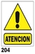 Cartel Seguridad Linea Advertencia 40 X 45 - Alto Impacto 0.8 Mm - D&G Seguridad Industrial