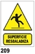 Cartel Seguridad Linea Advertencia 22 X 28 - Alto Impacto 0.8 Mm - comprar online