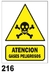 Cartel Seguridad Linea Advertencia 40 X 45 - Alto Impacto 0.8 Mm - tienda online