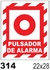 Cartel Seguridad Linea Incendio 22 X 28 - Alto Impacto 0.8 Mm en internet