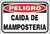 Cartel Seguridad Linea Peligro 30 X 40 Cm - Alto Impacto 0.8 Mm - comprar online