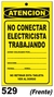 Cartel Tarjeta Peligro 10 X 15 - Alto Impacto 0.8 Mm