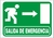 Cartel Seguridad Linea Evacuacion 30 X 40 Cm - Alto Impacto 0.8 Mm - comprar online