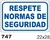 Cartel Seguridad Linea Informacion 22 X 28 Cm - Alto Impacto 0.8 Mm - comprar online