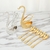 Conjunto de Louça Decorativa Cisne em Aço Inoxidável Criativo com 6 Colheres na internet