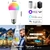 Lâmpada Inteligente WiFi 15W E27 Lâmpada LED RGB Funciona com Alexa/Google