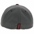 GORRA HOOEY MAROON/GREY 6 PANEL FLEXFIT WITH GREY/BLACK HOOEY LOGO L/XL - Hatplace