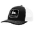 GORRA JOHN DEERE LOGO BLACK AND WHITE MESH OSFA