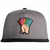 Gorra JC monopoly Juego Never look back gris