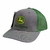 GORRA JOHN DEERE TRUCKER GRIS LOGO VERDE