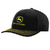 GORRA JOHN DEERE LOGO BLACK AND YELLOW DETAIL OSFA