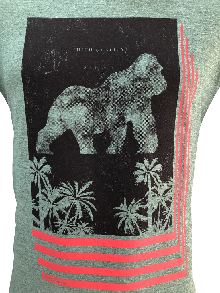 Gorilla Wear CLASSIC - Camiseta estampada - dark green/verde oscuro 