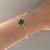 Pulseira Trevo Verde - Prata - comprar online