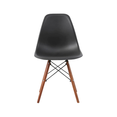 Imagen de Comedor Nórdico Polo Negro y Nogal con 4 Sillas Eames