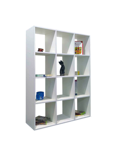 Librero Organizador Multiusos Blanco 12 cubos - comprar en línea