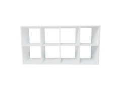 Librero Organizador Multiusos Blanco 8 Cubos - comprar en línea