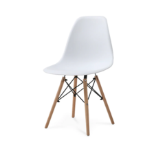 Imagen de Comedor Nórdico Blanco con 6 sillas eames