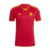 Camisa principal da AS Roma para temporada 2023 na Cor predominante Vermelha com escudo Bordado no lado esquerdo do peito no lado direito fica a logo da adidas gola em V com as três listras no ombro marca da adidas.