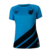 Camisa de futebol Athletico paranaense modelo feminina temporada 2023/2024 confeccionada em poliéster leve e respirável, tecido dry fit, tem corte acinturado e a gola em V. A camisa tem as cores azul como  predominante e detalhes em preto.