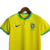 Conjunto Infantil Seleção Brasileira I 2022 Nike Camisa e Shorts - Amarela - comprar online