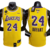 Camisa LA Lakers Kobe Bryant 24 Nike Masculina - Amarela