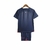 Conjunto Infantil PSG- Kit infantil PSG-Azul-Home-1-i-Shorts e Camisa-Nike-Qatar-Camisa Mbappe-2023-23/24-oficial-original-Paris Saint Germain