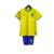 Conjunto Infantil Seleção Brasileira I 2022 Nike Camisa e Shorts - Amarela