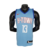 Regata Basquete NBA Houston Rockets Azul com a logotipo da Nike no lado direito do peito com nomes e números na frente e verso silkados, gola em V.
