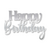 Mini Cake Topper Happy Birthday 05 - comprar online