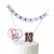 Cake topper con mini guirnalda - comprar online