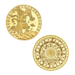 MONEDA CONMEMORATIVA ACUARIO - comprar online