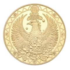 MONEDA CONMEMORATIVA ESCORPION