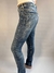 JEAN CHUPIN AZUL GASTADO TIRO MEDIO H&M T.32 - comprar online