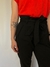 PANTALON NEGRO BAGGY CINTURA ELASTICA LAZO ZARA T.S en internet