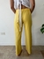 PANTALON AMARILLO DE CREP NUEVO ENGOGÓ T.L - findeferia