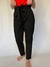 Imagen de PANTALON NEGRO BAGGY CINTURA ELASTICA LAZO ZARA T.S