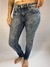 JEAN CHUPIN AZUL GASTADO TIRO MEDIO H&M T.32