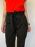 PANTALON NEGRO BAGGY CINTURA ELASTICA LAZO ZARA T.S