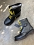 BORCEGOS NEGROS DE LLUVIA CON CORDONES AMARILLOS PERRAMUS T.39