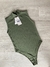 BODY MORLEY VERDE ZARA NUEVO T.M - comprar online